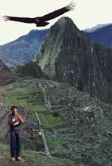 Gilmar y  su Quena en Machu picchu!